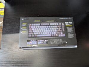 corsair k65 plus wireless, mlx red, qwerty us